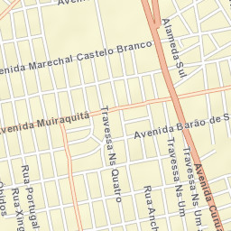 Santarém Street Map