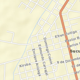Sucúa Street Map