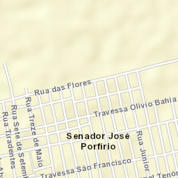 Senador José Porfírio Street Map