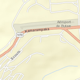 Butare Street Map