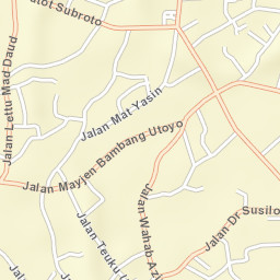 Tanjung Pandan Street Map
