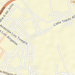 Tumbes Street Map