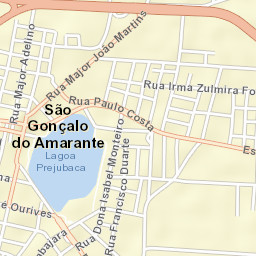 São Gonçalo do Amarante Street Map