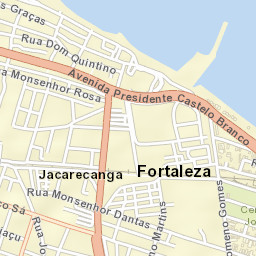 Fortaleza Street Map