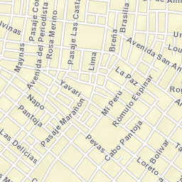 Iquitos Street Map