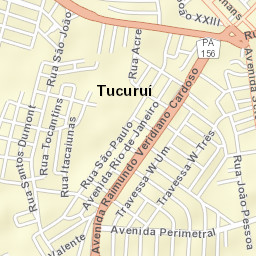 Tucuruí Street Map