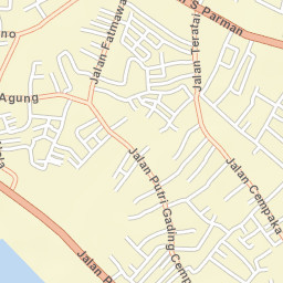 Bengkulu Street Map