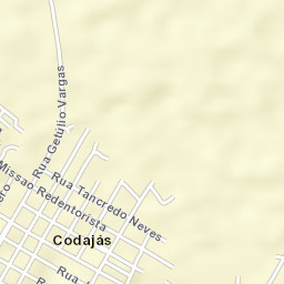 Codajás Street Map