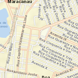 Maracanaú Street Map
