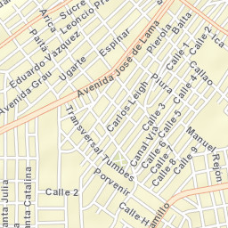 Sullana Street Map