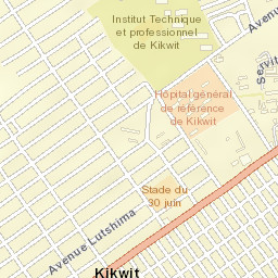 Kikwit Street Map
