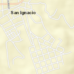 San Ignacio Street Map