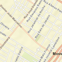 Mossoró Street Map