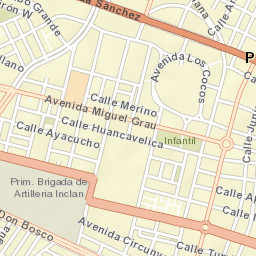 Piura Street Map