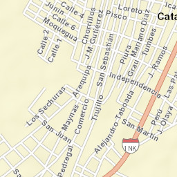 Catacaos Street Map