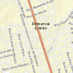 Demerval Lobão Street Map