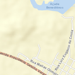 Beneditinos Street Map