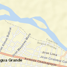 Bagua Grande Street Map