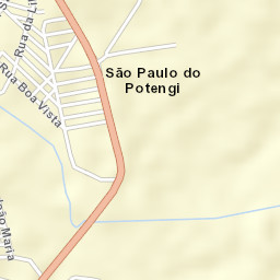 São Paulo do Potengi Street Map