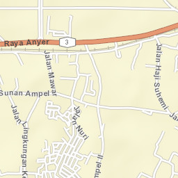 Kota Cilegon Street Map