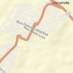 Jucurutu Street Map