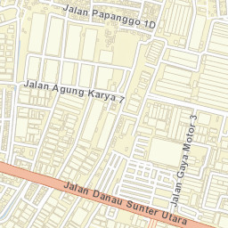 Kota Administrasi Jakarta Utara Street Map