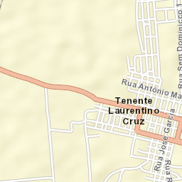 Tenente Laurentino Cruz Street Map