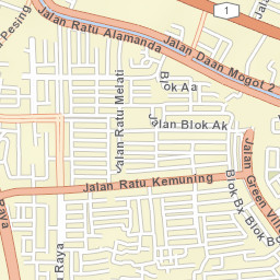 Kota Administrasi Jakarta Barat Street Map