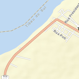 Tibau do Sul Street Map