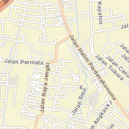 Kota Administrasi Jakarta Timur Street Map