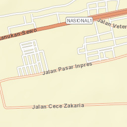 Pamanukan Street Map