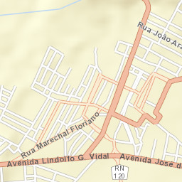 Santo Antônio Street Map