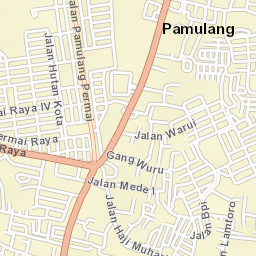 Pamulang Street Map