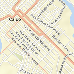 Caicó Street Map
