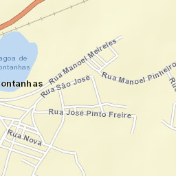 Montanhas Street Map