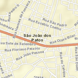 São João dos Patos Street Map