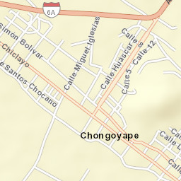 Chongoyape Street Map