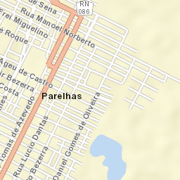 Parelhas Street Map