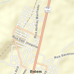 Belém Street Map