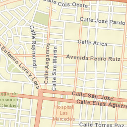Chiclayo Street Map