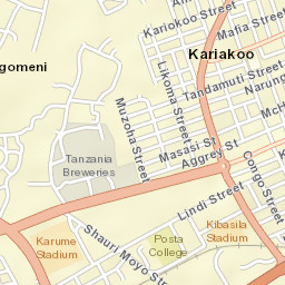 Dar es Salaam Street Map