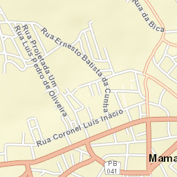 Mamanguape Street Map