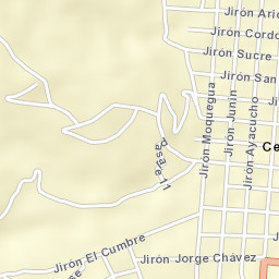 Celendín Street Map