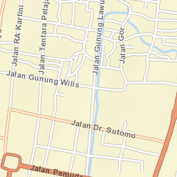 Blora Street Map