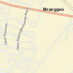 Mranggen Street Map