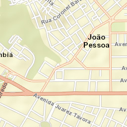 João Pessoa Street Map