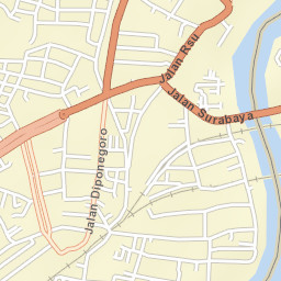 Cepu Street Map