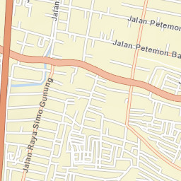 Kota Surabaya Street Map