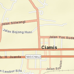 Ciamis Street Map