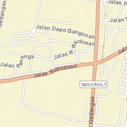 Gedangan Street Map